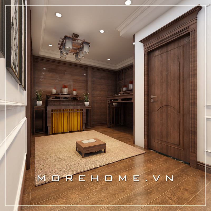 bàn thờ gỗ sồi