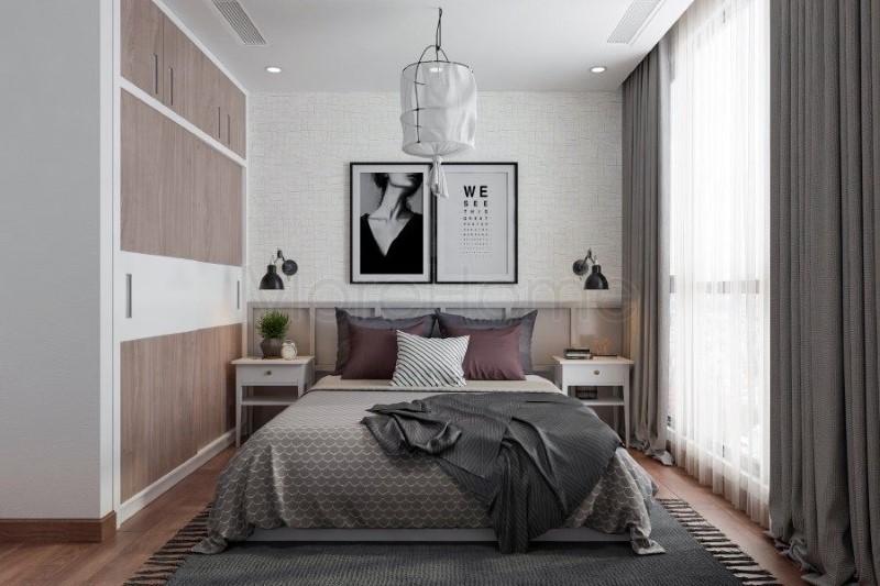 Thiết kế nội thất căn hộ 2 phòng ngủ