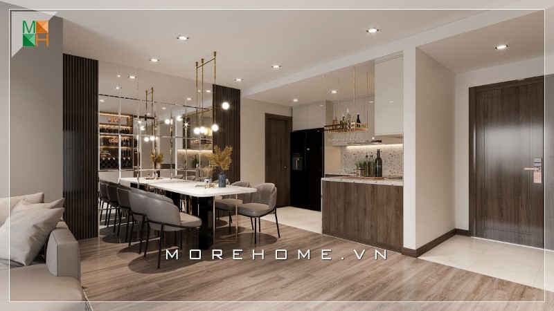 Thiết kế thi công nội thất chung cư Hoàng Huy Grand Tower Hải Phòng