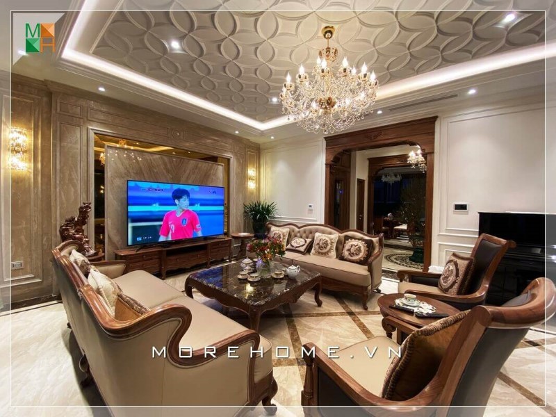 Thiết kế nội thất nhà ở màu vàng hợp phong thủy