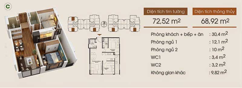 Thiết kế nội thất chung cư 3 phòng ngủ