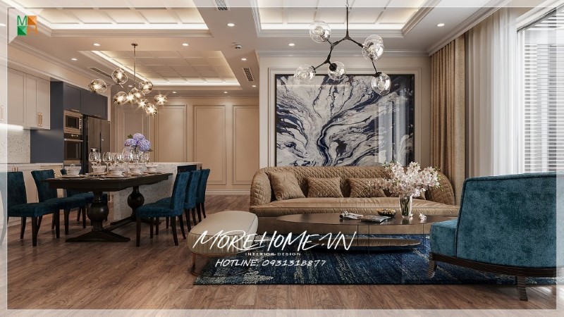 Thiết kế nội thất chung cư 3 phòng ngủ