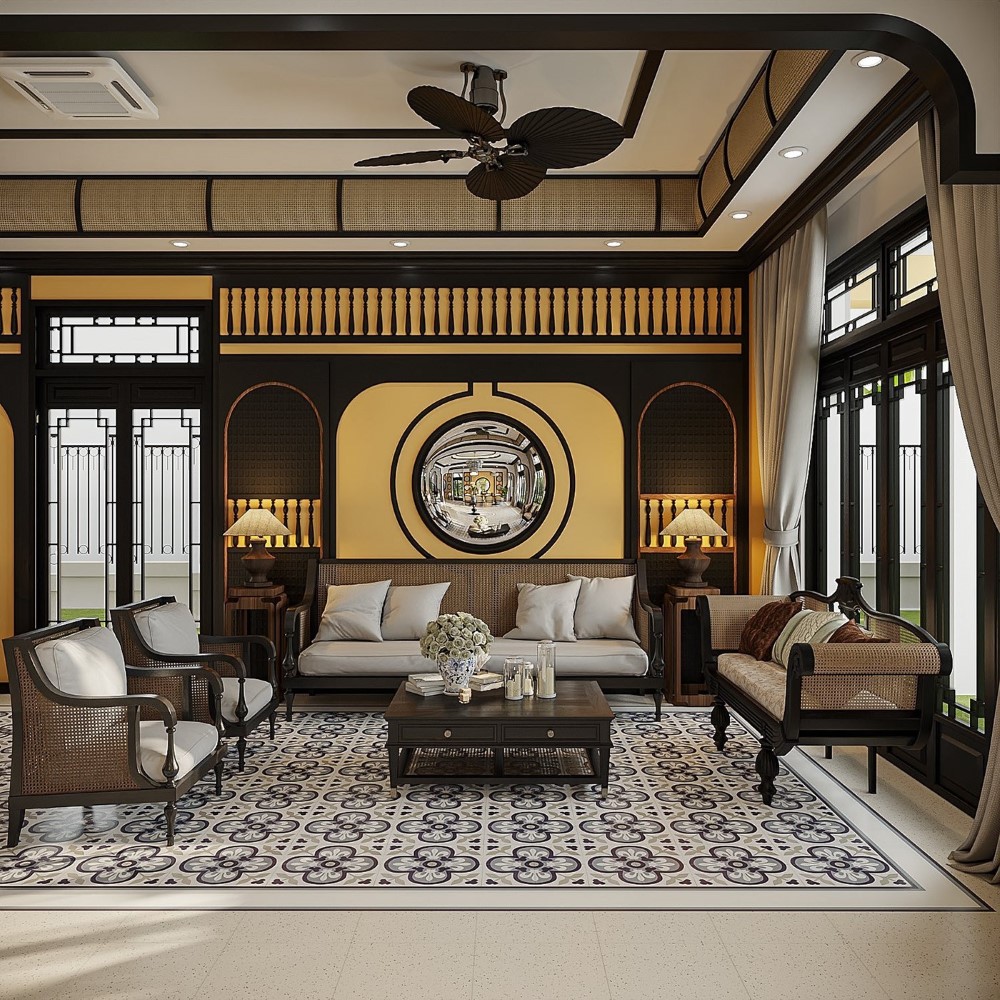 Thiết kế nội thất chung cư Indochine