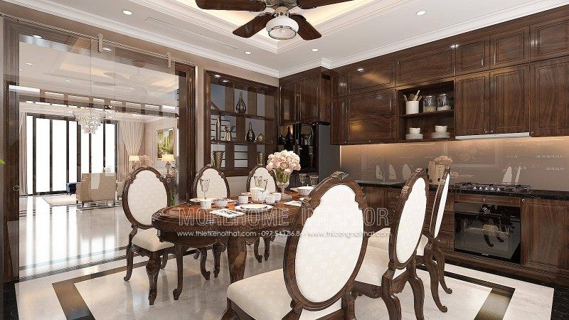 Kính ốp bếp màu nâu Kính ốp bếp màu nâu