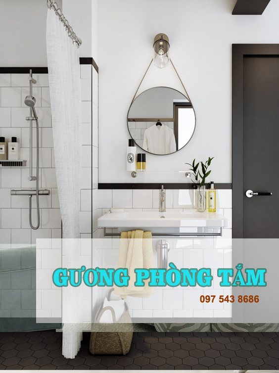 Gương trang trí phòng tắm