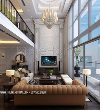 Đá tự nhiên ốp tường phòng khách