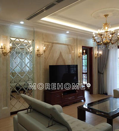 Đá tự nhiên ốp tường phòng khách