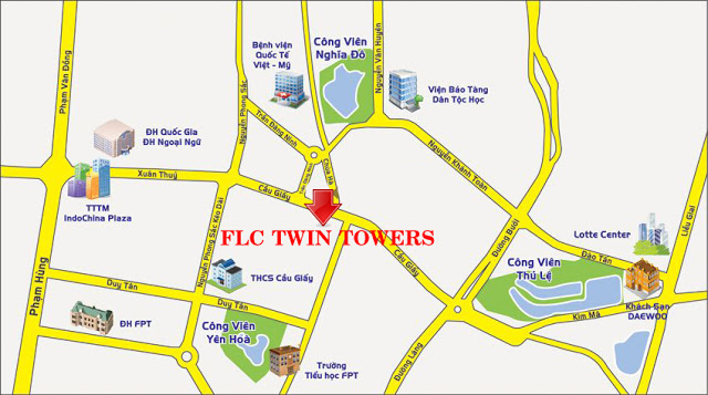 Dự án chung cư cao cấp FLC Twin Tower 265 Cầu Giấy Dự án chung cư cao cấp FLC Twin Tower 265 Cầu Giấy