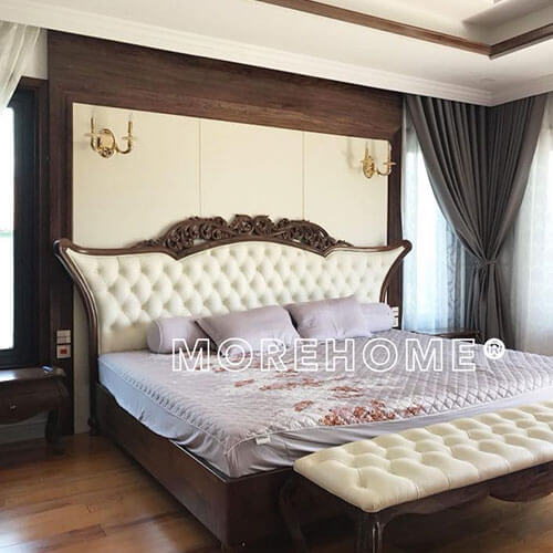 Giường bọc nệm đầu giường
