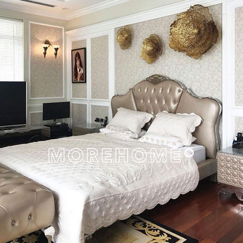 Giường bọc nệm đầu giường