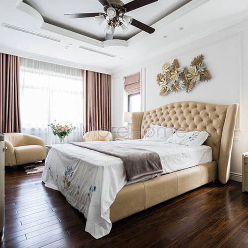 Giường bọc nệm đầu giường