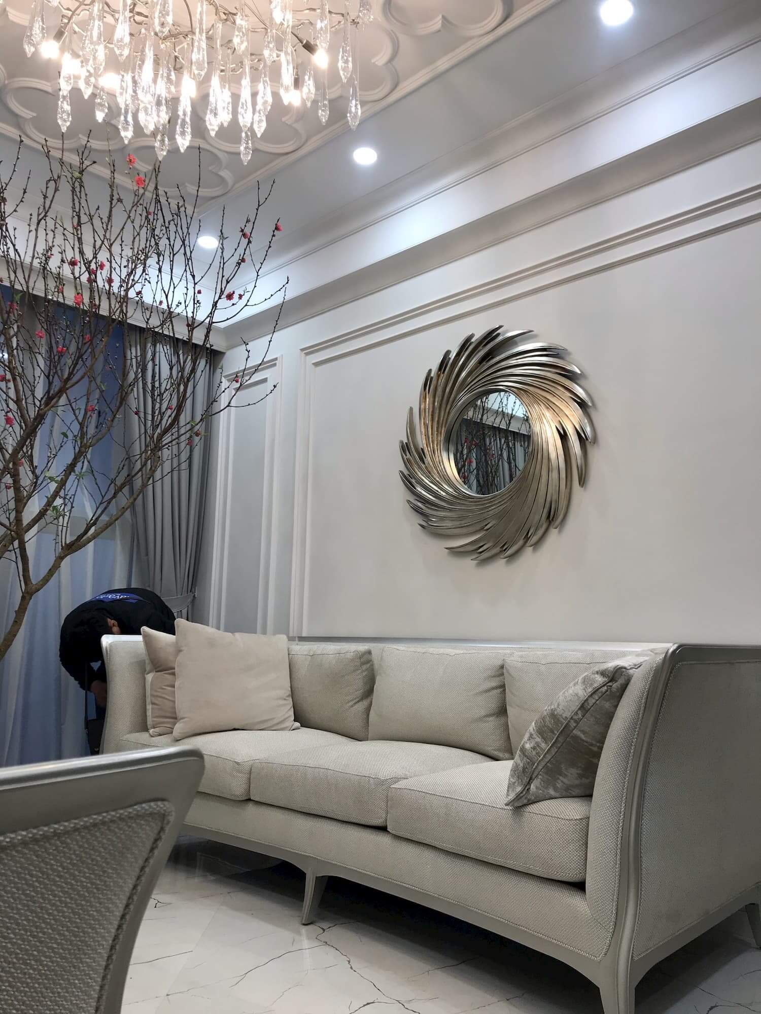 Gương cổ điển cao cấp cho phòng khách Gương cổ điển cao cấp cho phòng khách