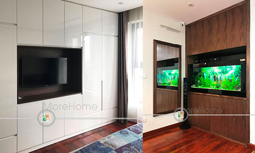 Kệ trang trí gỗ công nghiệp