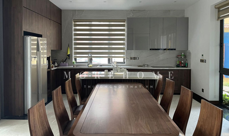 Morehome nhận sản xuất tủ bếp gỗ công nghiệp
