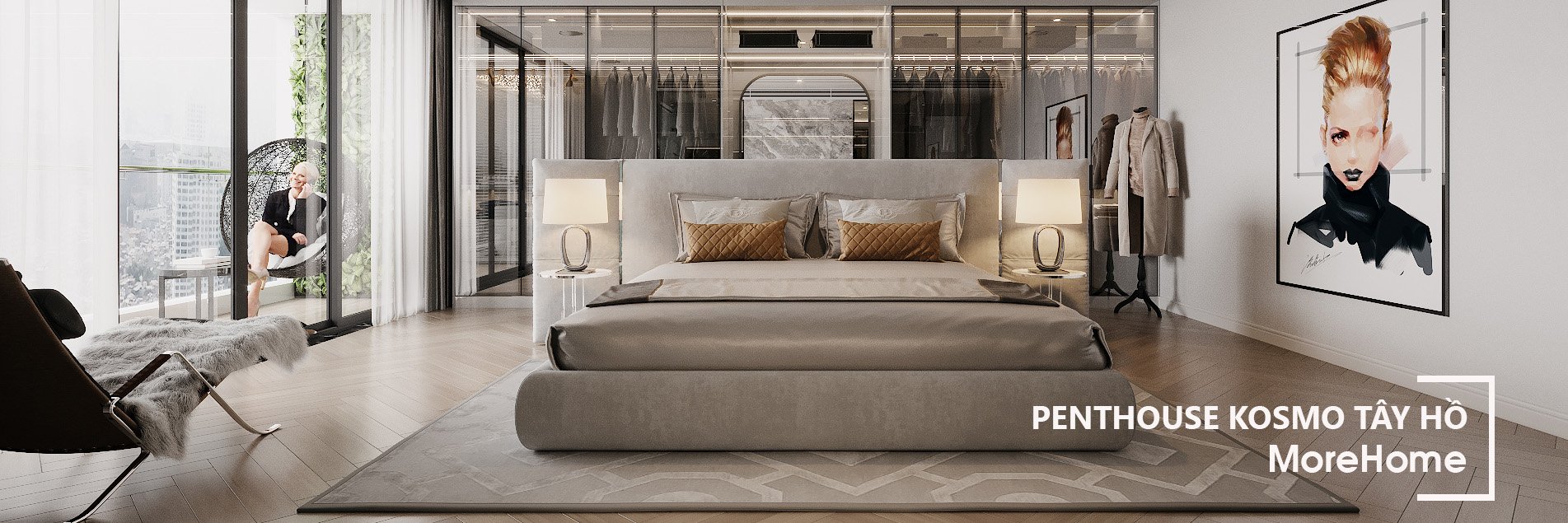 Thiết kế nội thất phòng ngủ