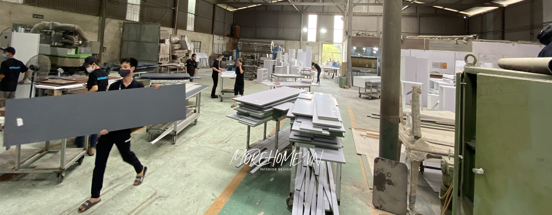 xưởng thi công sản xuất nội thất đồ gỗ công nghiệp