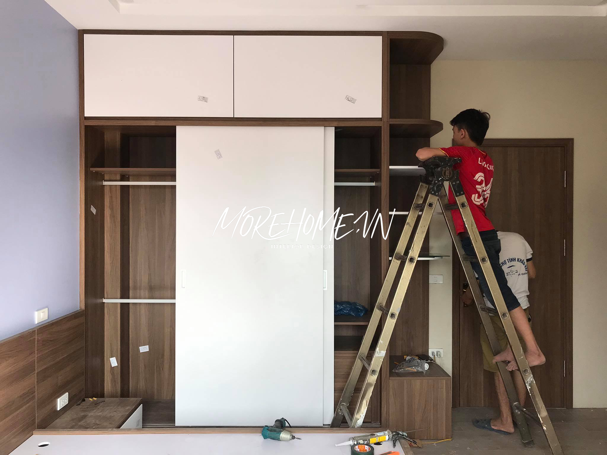 Thi công lắp đặt nội thất phòng ngủ chung cư