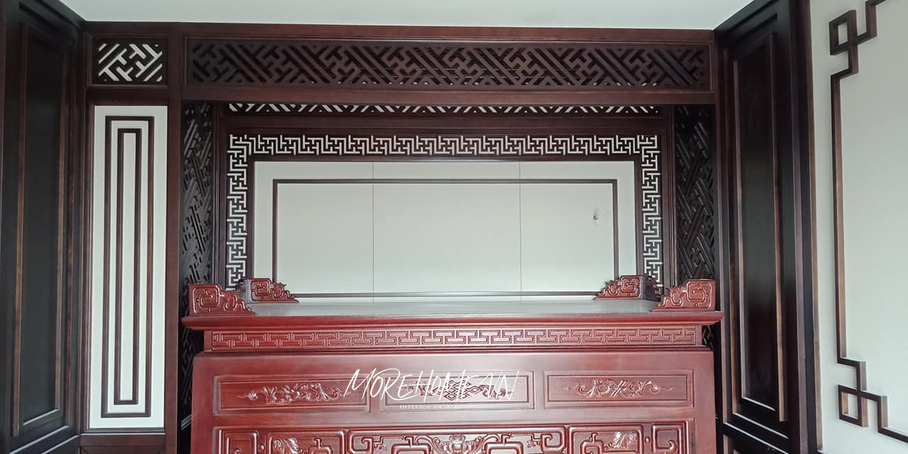 thi công phòng thờ chung cư