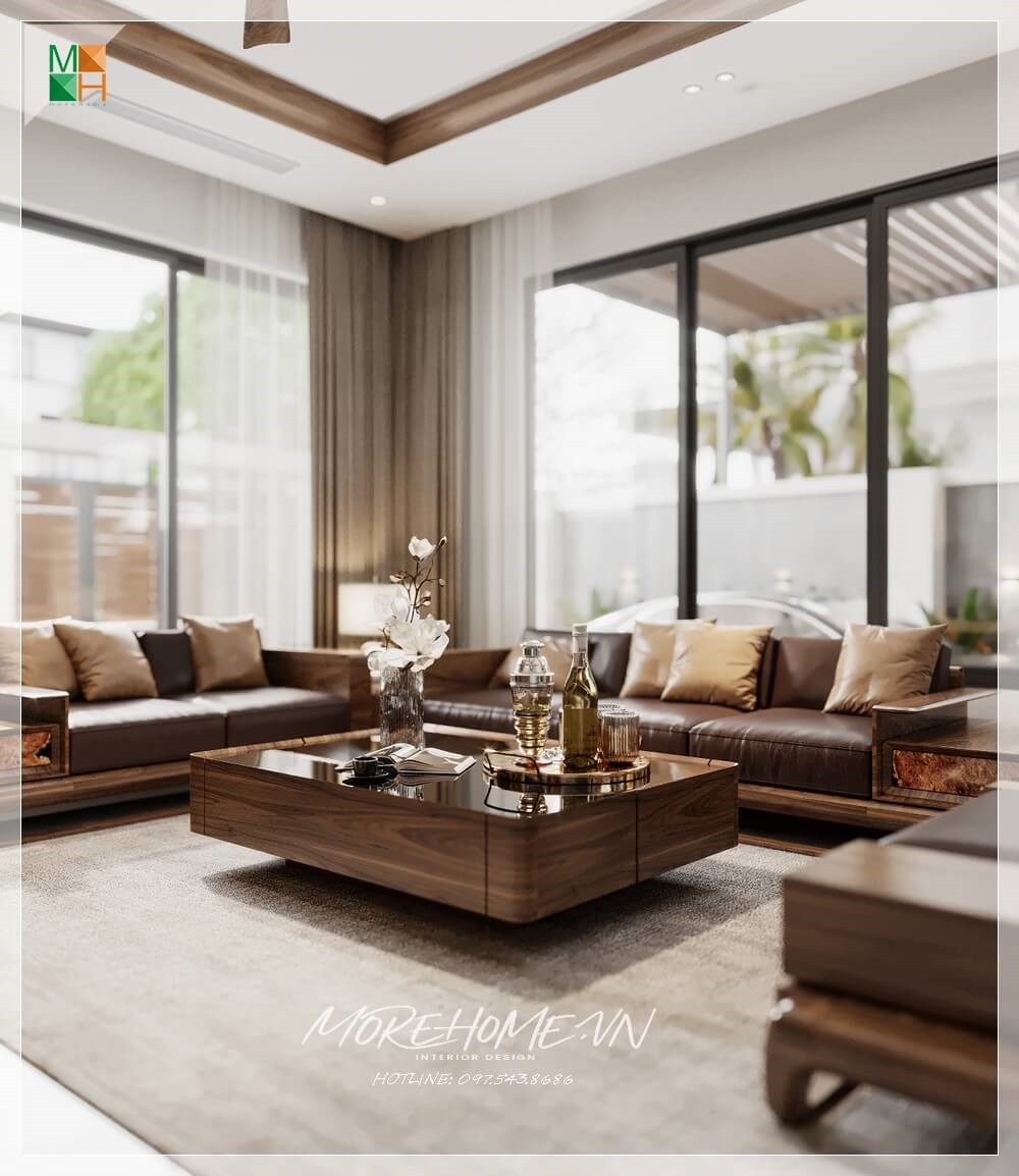 Thiết kế nội thất gỗ tự nhiên