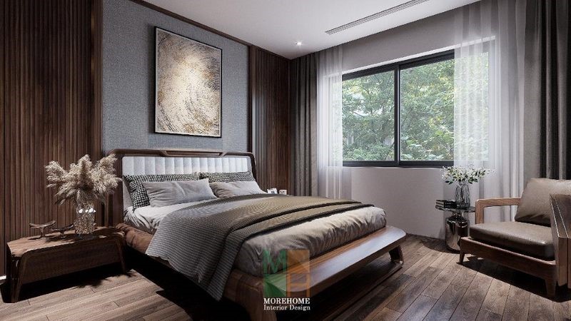 Thiết kế nội thất phòng ngủ sang trọng Thiết kế phòng ngủ master đẹp