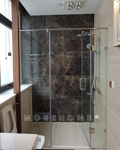 Thi công vách tắm kính