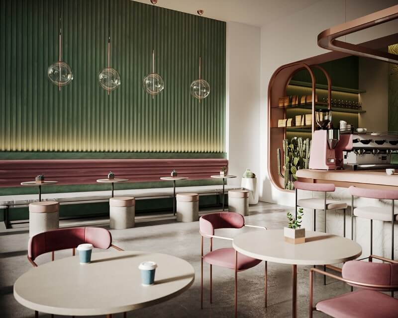 Thiết kế quán cafe