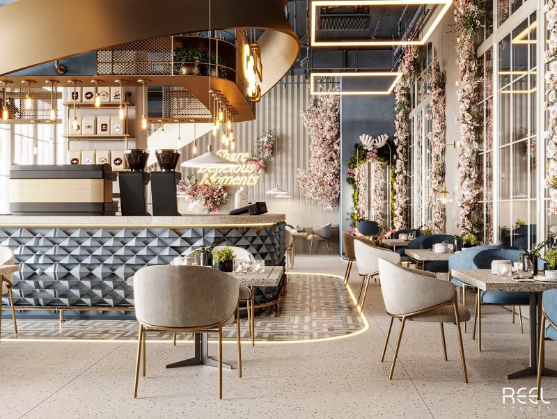 Thiết kế quán cafe