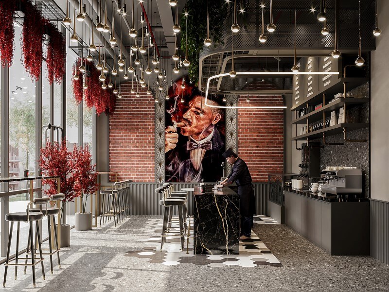 Thiết kế quán cafe