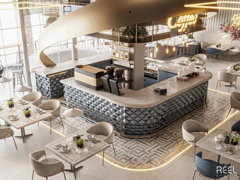 Thiết kế quán cafe