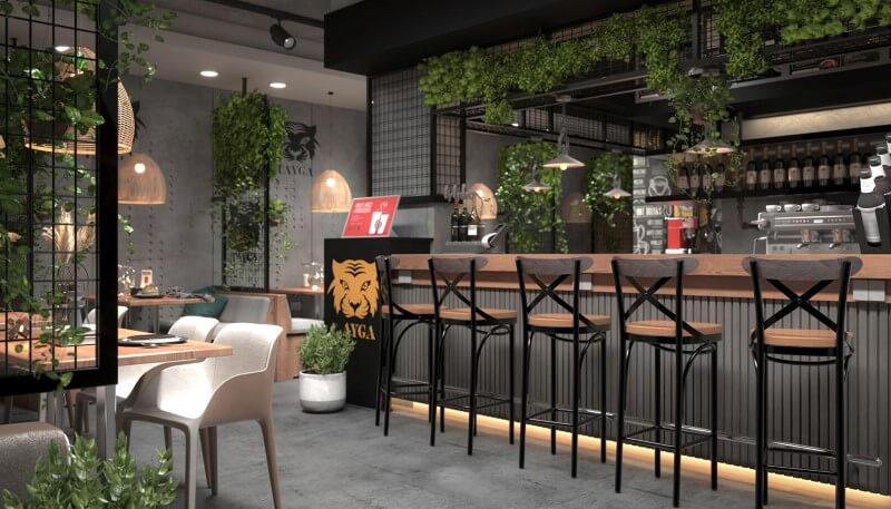 Thiết kế quán cafe