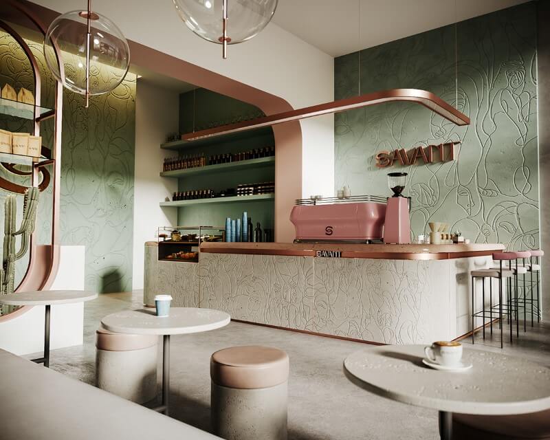 Thiết kế quán cafe