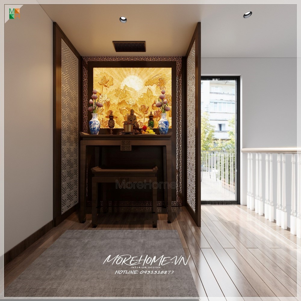 Thiết kế phòng thờ đẹp