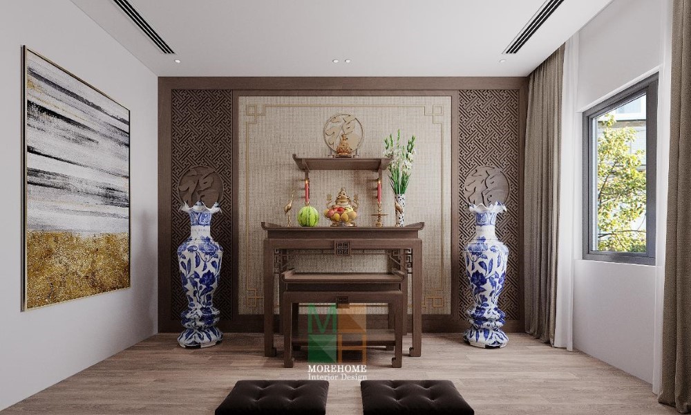 Thiết kế phòng thờ đẹp