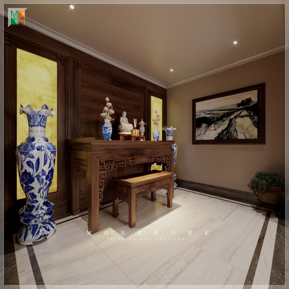 Thiết kế phòng thờ đẹp