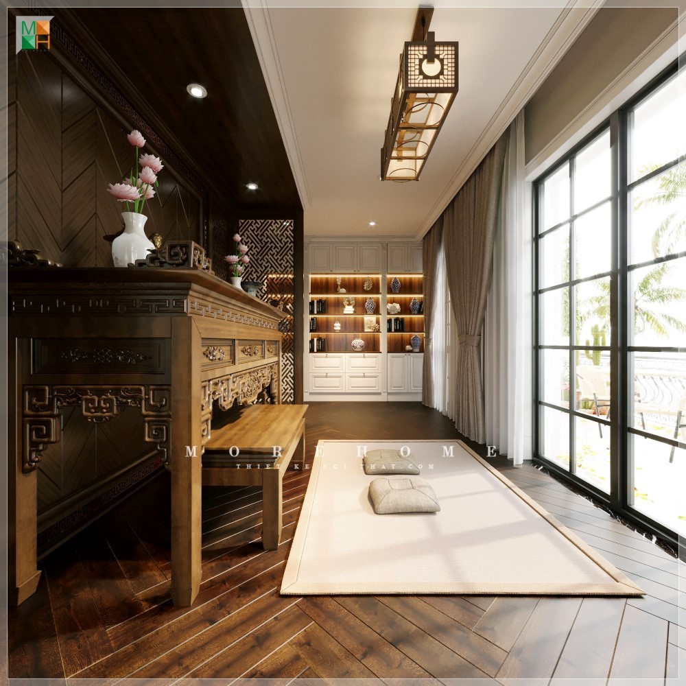 Thiết kế phòng thờ đẹp