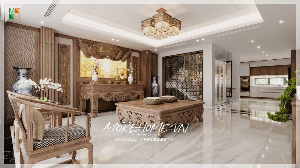 Thiết kế phòng thờ đẹp