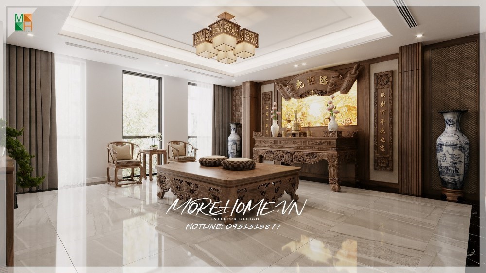 Thiết kế phòng thờ đẹp