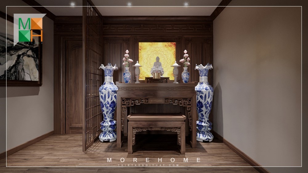Thiết kế phòng thờ đẹp