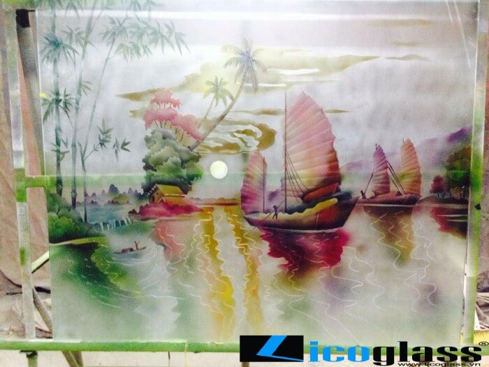 Tranh kính phong cảnh