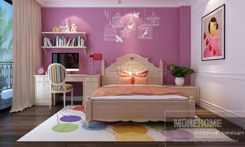 Nội thất phòng ngủ đẹp cho bé gái