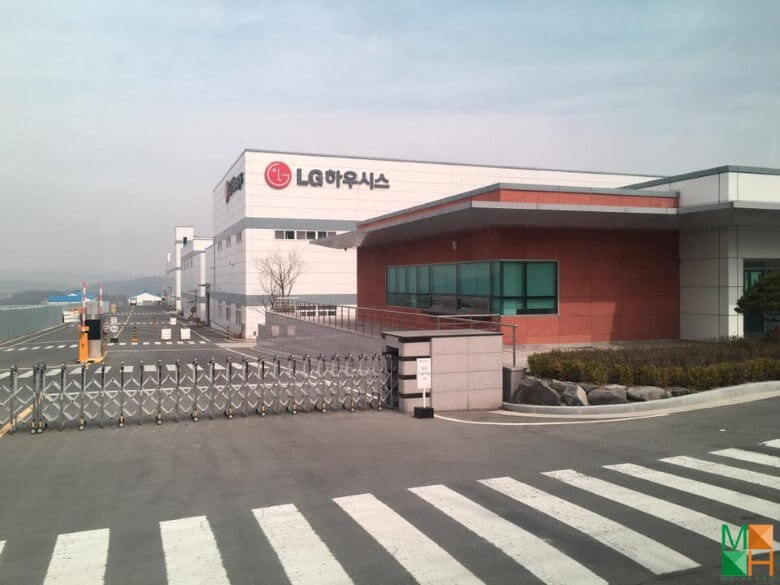 Nhà máy sản xuất giấy dán tường Hàn Quốc LG