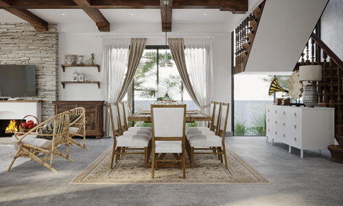 Thi công nội thất phòng ăn và bếp