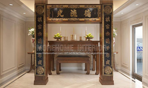 Thiết kế phòng thờ đẹp