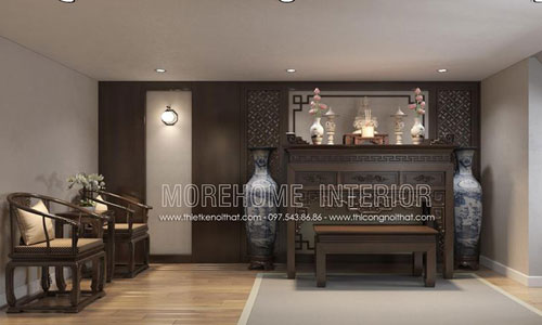 Thiết kế phòng thờ đẹp