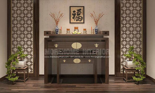 Thiết kế phòng thờ đẹp