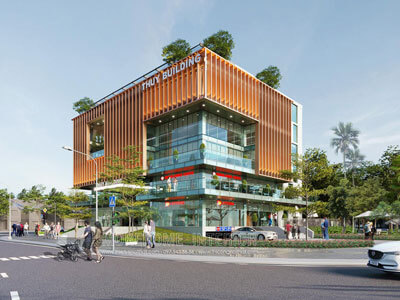 Thi công kiến trúc văn phòng