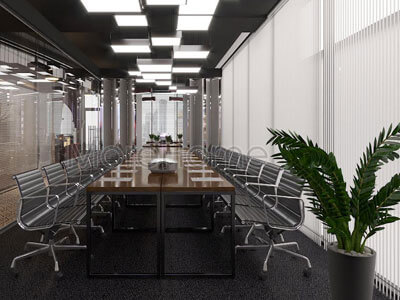 Thi công phòng họp văn phòng