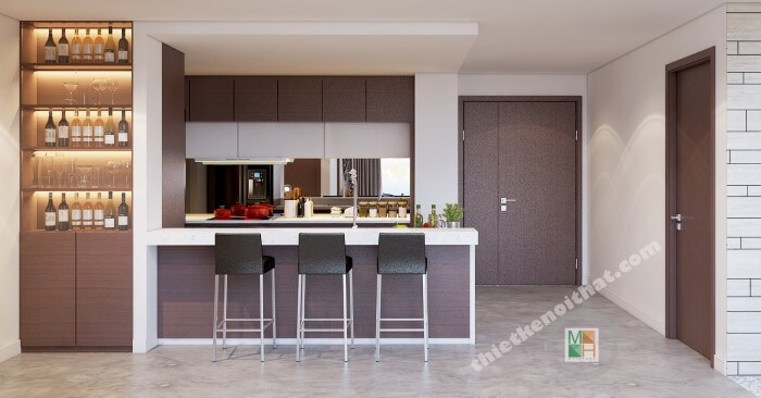 thiết kế phòng ăn và bếp