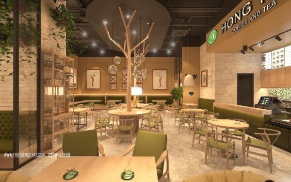 Thiết kế nội thất quán cafe Thiết kế nội thất quán cafe