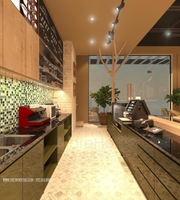 Thiết kế nội thất quán cafe Thiết kế nội thất quán cafe